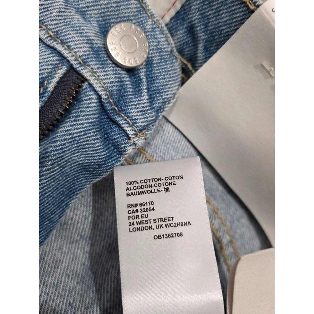 Urban Outfitters BDG Y2K Preppy High-Waisted Baggy Jeans Medium Wash 26 A004291 - Picture 11 of 13